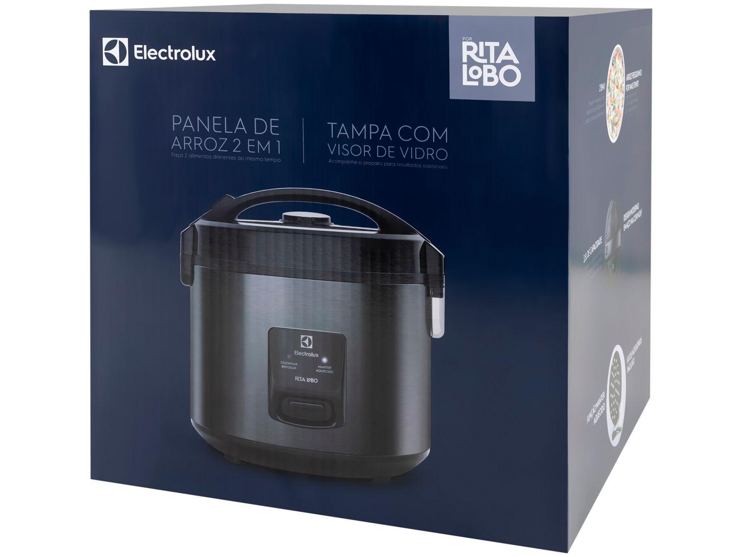 Panela de Arroz Elétrica 6 Xícaras Electrolux Efficient 2 em 1 ERC10