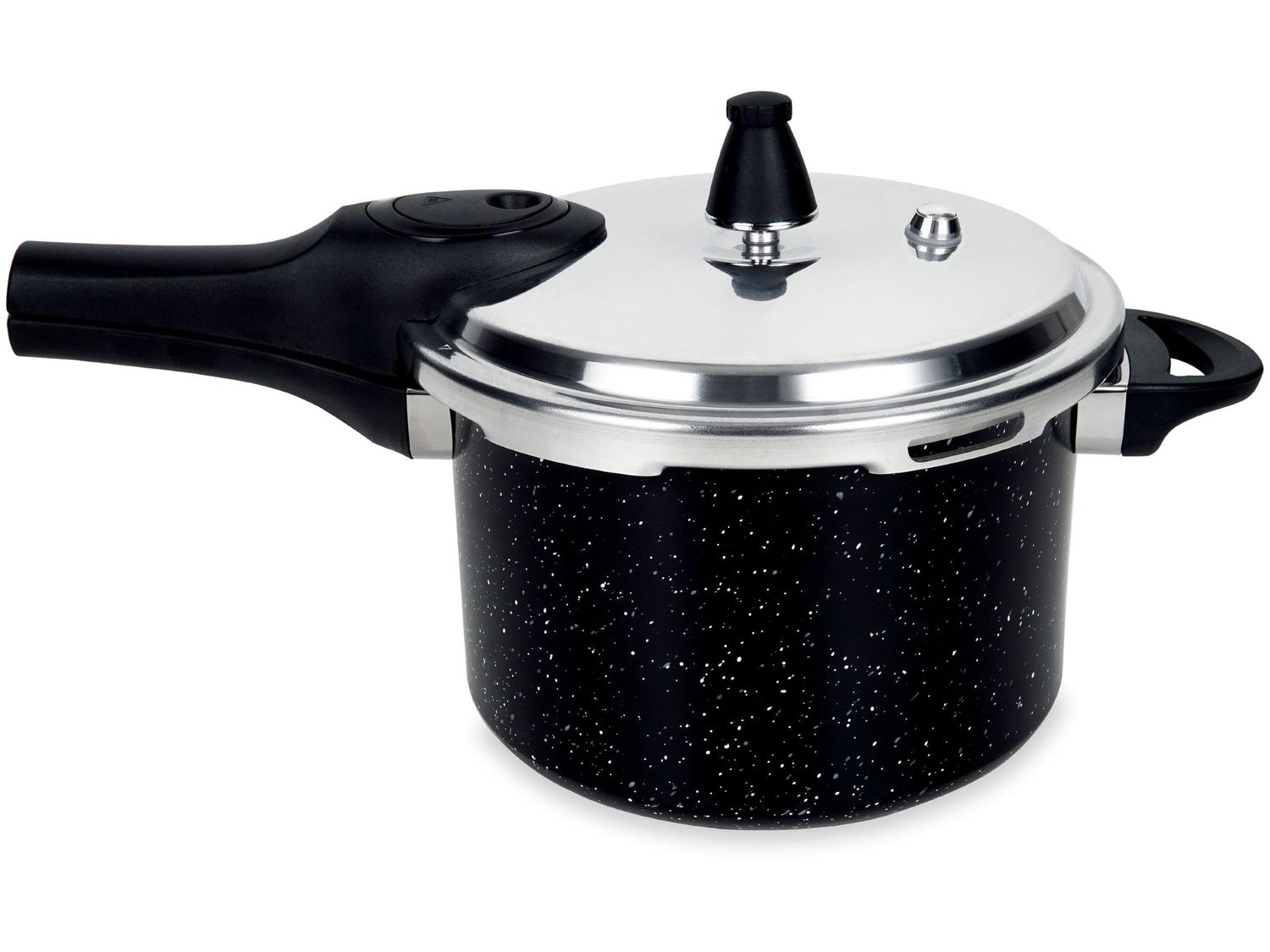 Panela de Pressão Brinox 4,2L Preta Fechamento Externo Ceramic Life Pressure