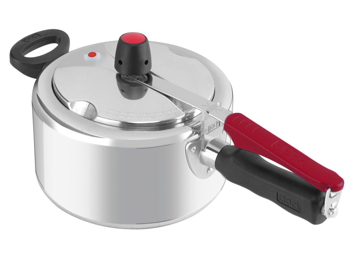 Panela de Pressão Clock Original Polida 3L 