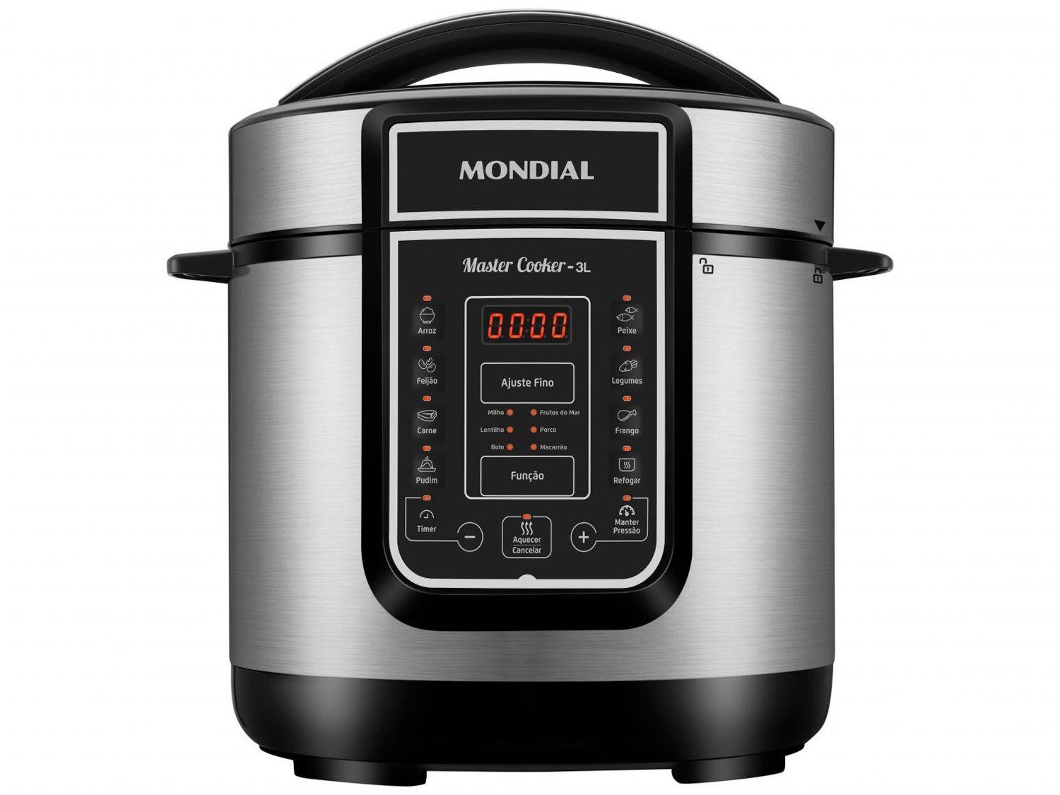 Panela de Pressão Elétrica Digital Mondial 3L