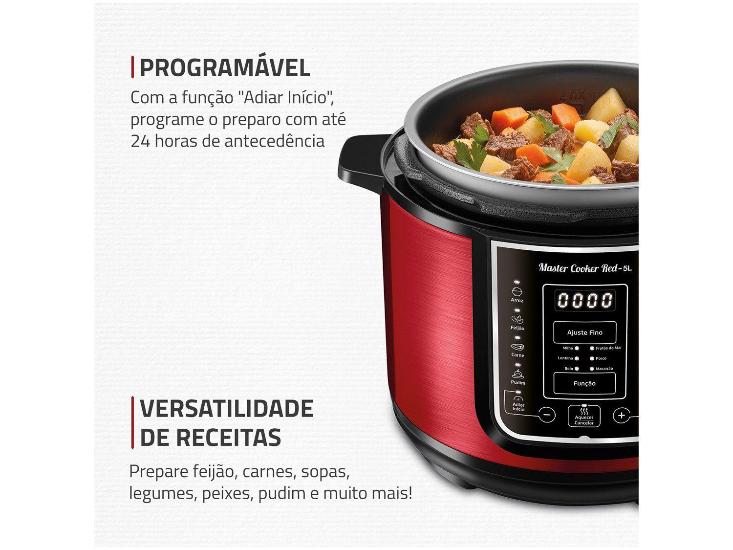 Imagem ilustrando a função de programar o preparo com até 24 horas de antecedência