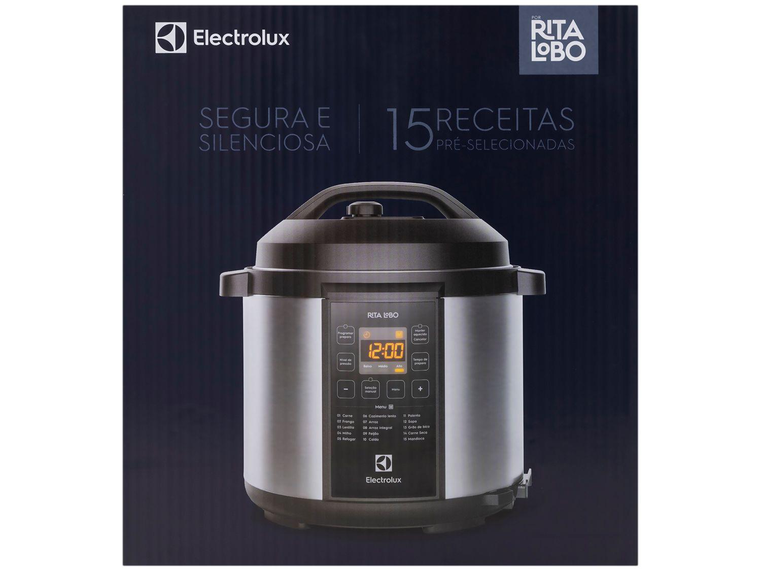 Panela de Pressão Elétrica Electrolux Digital - PCC20 1000W 6L Controle de Temperatura