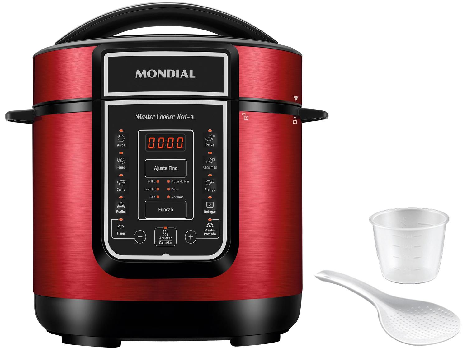 Vermelho e Inox - 220V