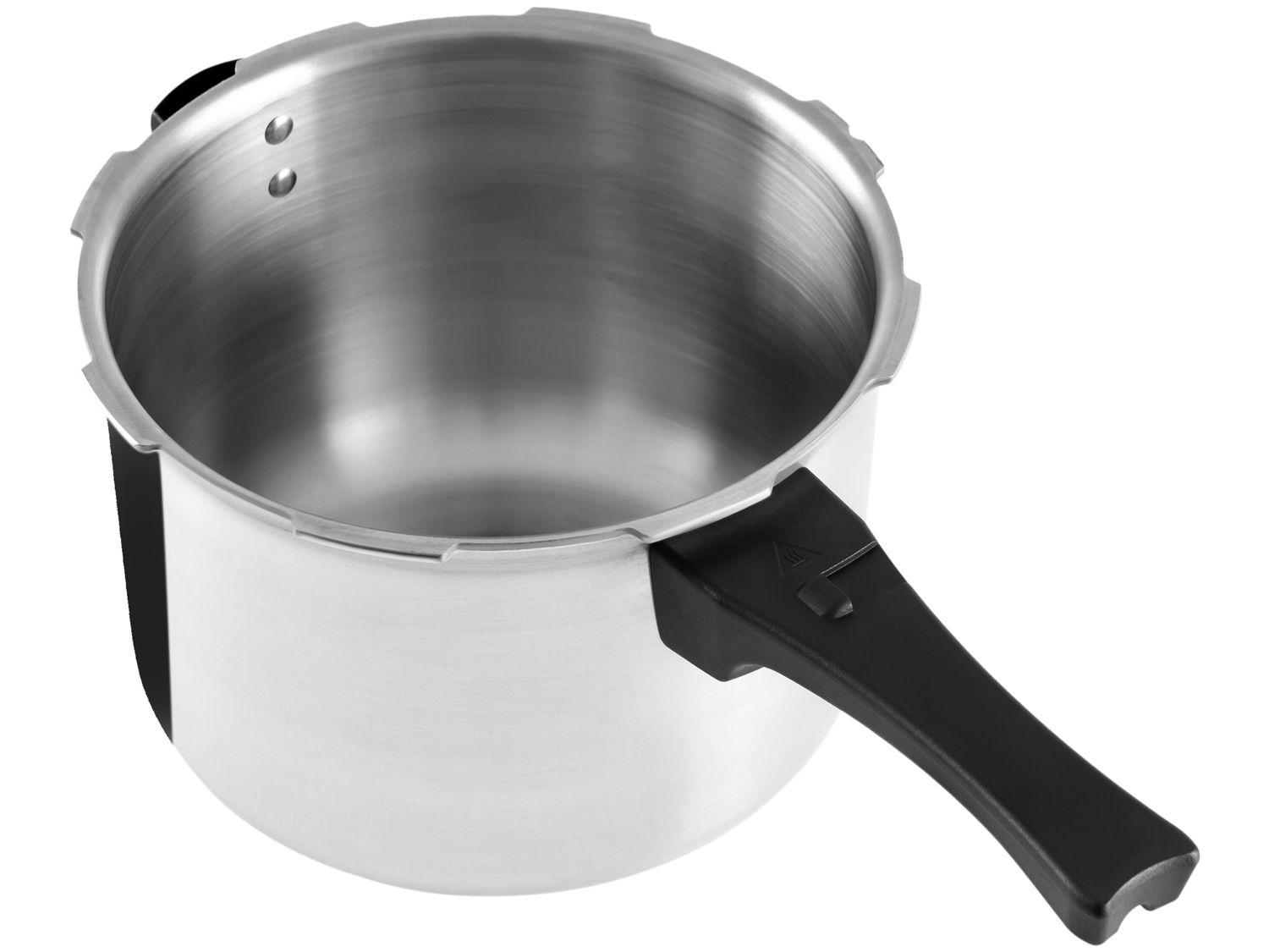 Panela de Pressão Panelux 4,5L Prata Fechamento Externo Magnific