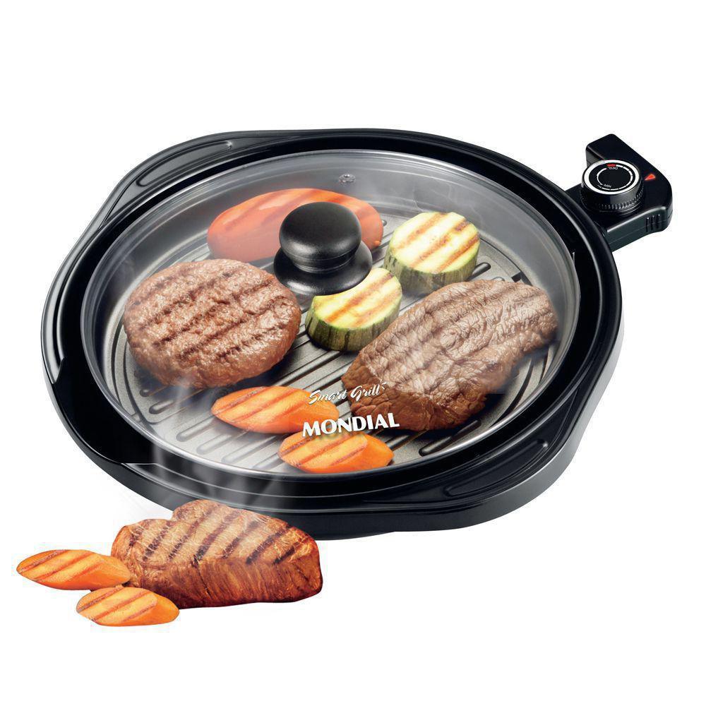 Panela Elétrica Grill Mondial Redondo Smart Grill G-04 - Panela ...