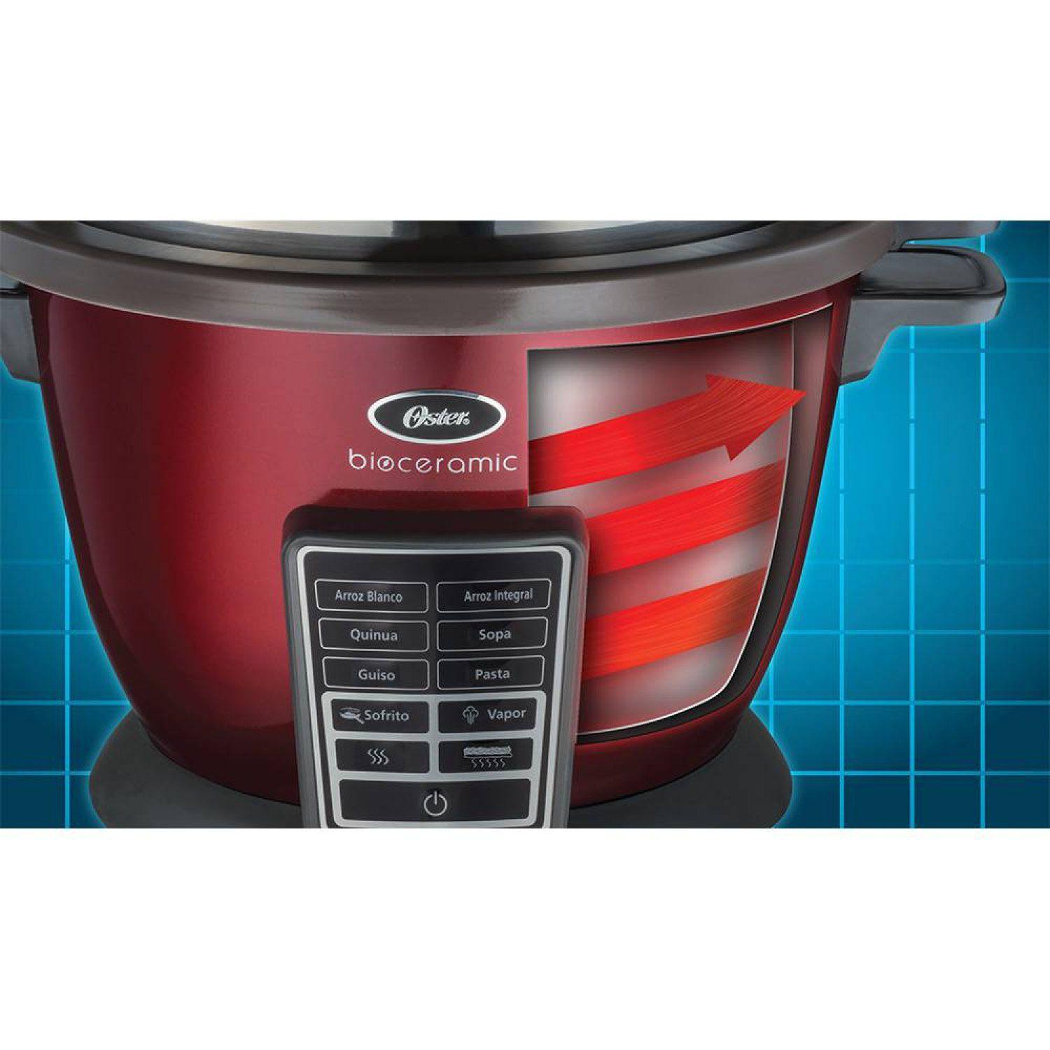 Panela Elétrica Multi Gourmet Oster Bioceramic 220V Vermelho Panela