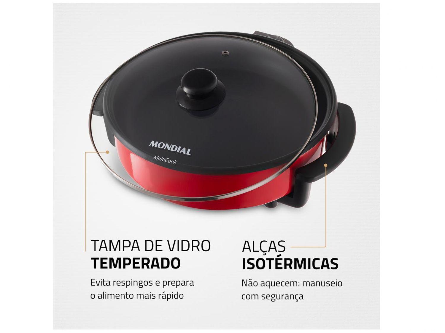 Panela Elétrica Multifuncional Grill Redonda