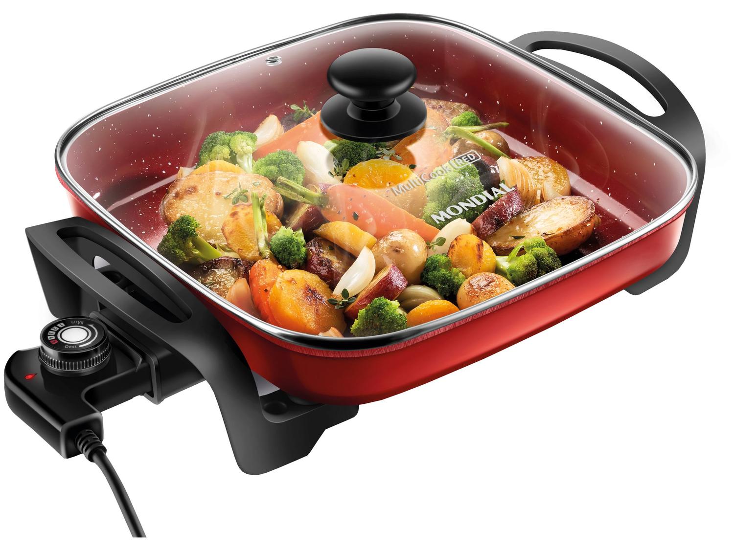 Panela Elétrica Multifuncional Quadrada Mondial