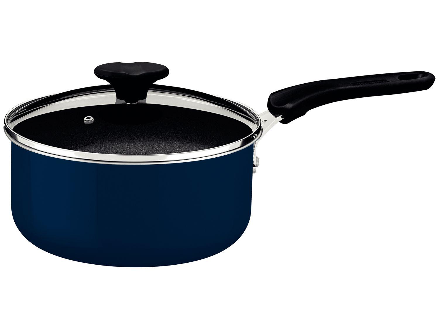Panela Tramontina Antiaderente de Alumínio Azul Mediterrâneo 18cm 2L Tunis