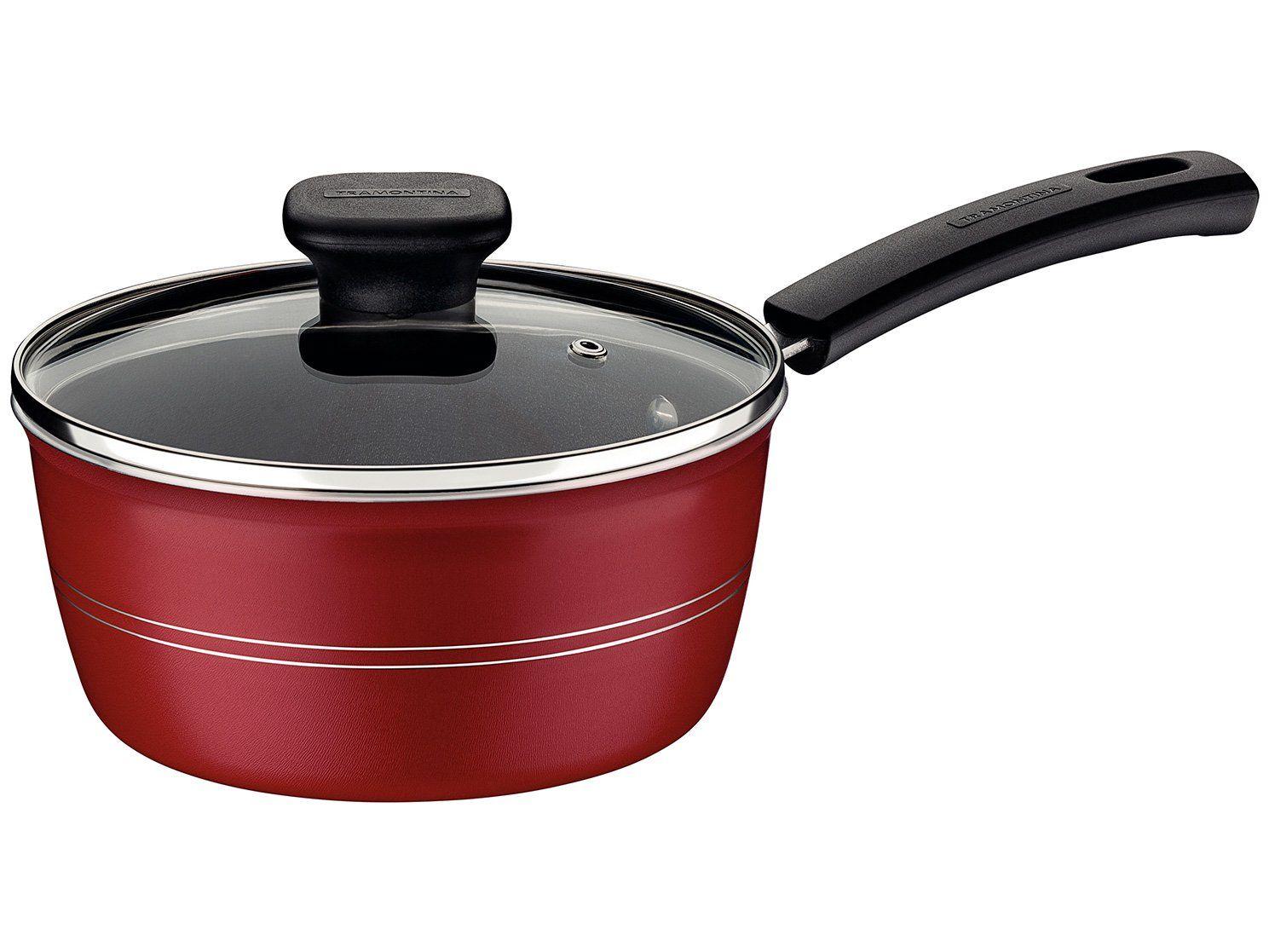 Panela Tramontina Antiaderente de Alumínio - Vermelha 18cm 1,9L Sicília