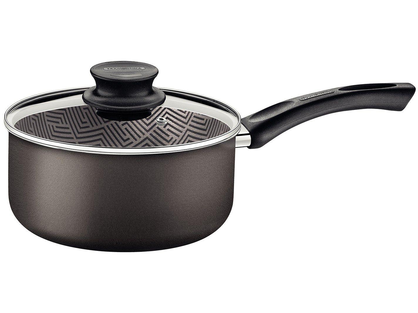 Panela Tramontina Paris Antiaderente de Alumínio Chumbo 20cm