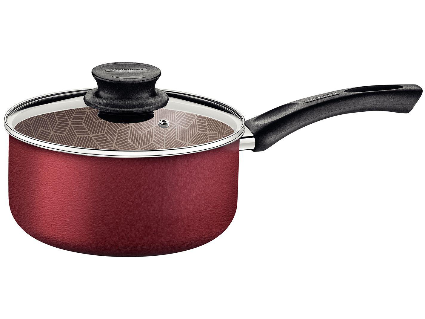 Panela Tramontina Paris Antiaderente de Alumínio Vermelho 20cm