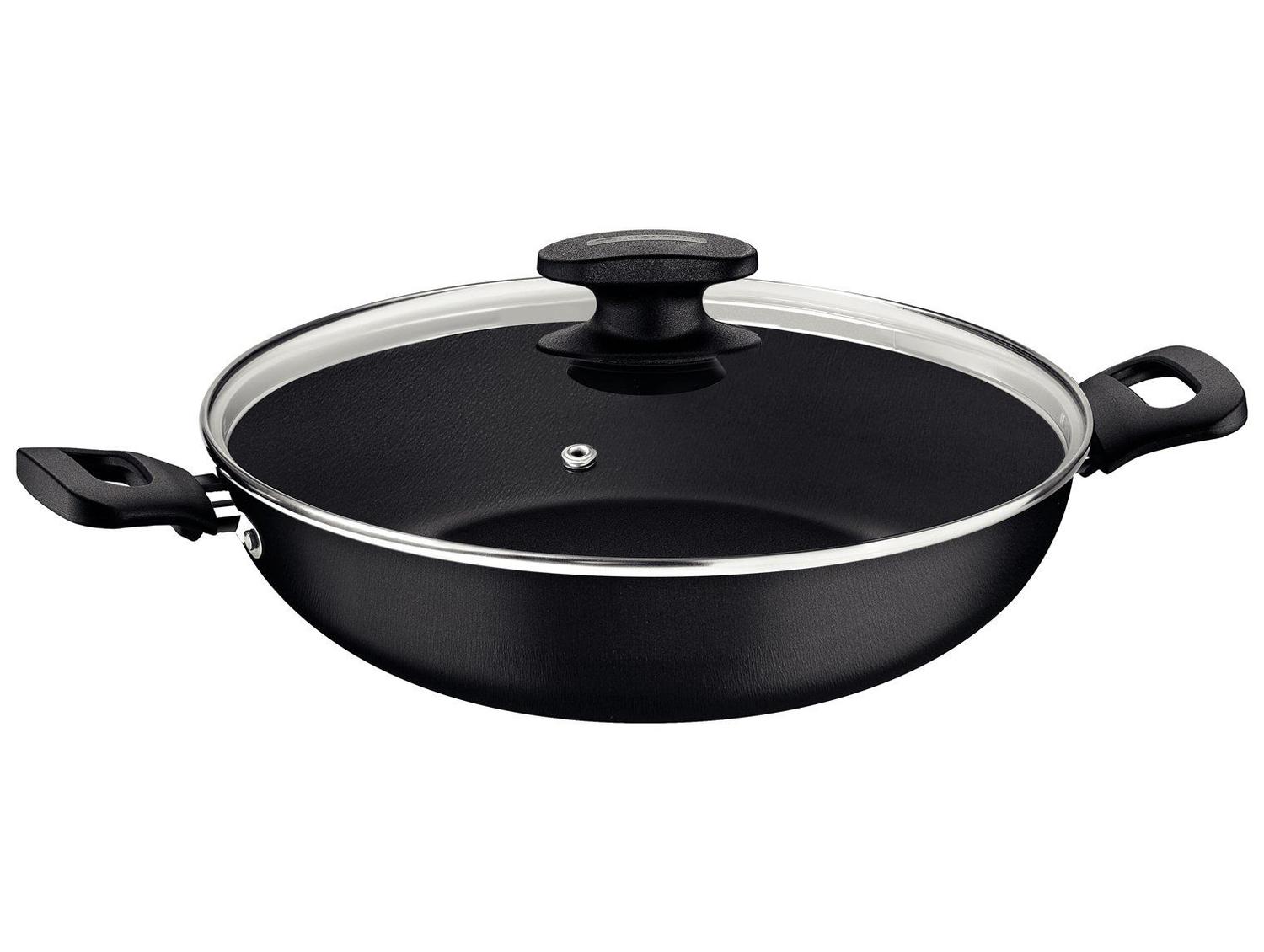 Panela Wok Tramontina Com Tampa Alumínio Antiaderente Starflon Max Loreto Grafite 28cm