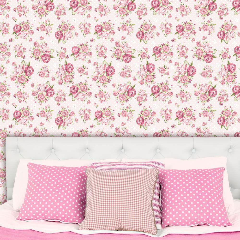 Papel De Parede Adesivo Lavavel F0179 Floral Classico Retro Vintage Rosa Final Decor Papel De Parede Magazine Luiza O material e vinilico e resistente. papel de parede adesivo lavavel f0179 floral classico retro vintage rosa final decor