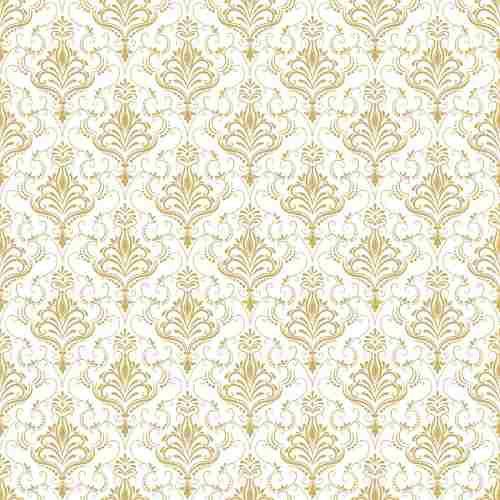 Papel De Parede Arabesco Desenhos Dourados Fundo Branco Seller Mix Papel De Parede Magazine Luiza