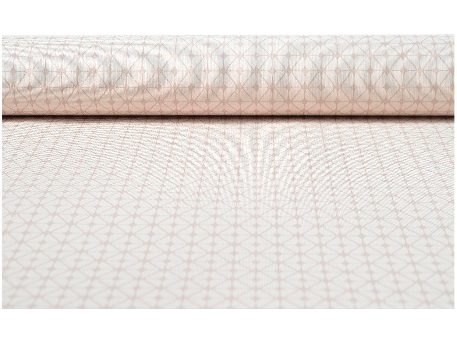 Papel de Parede Bege Claro Geométrico
