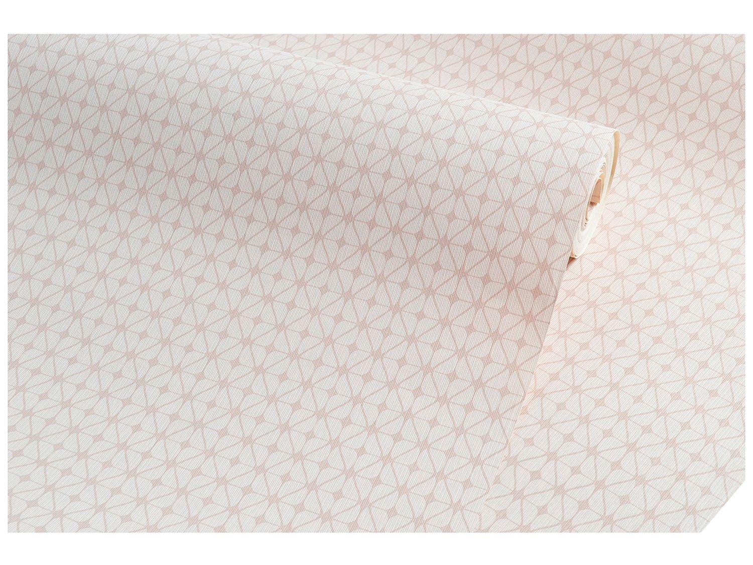 Papel de Parede Bege Claro Geométrico