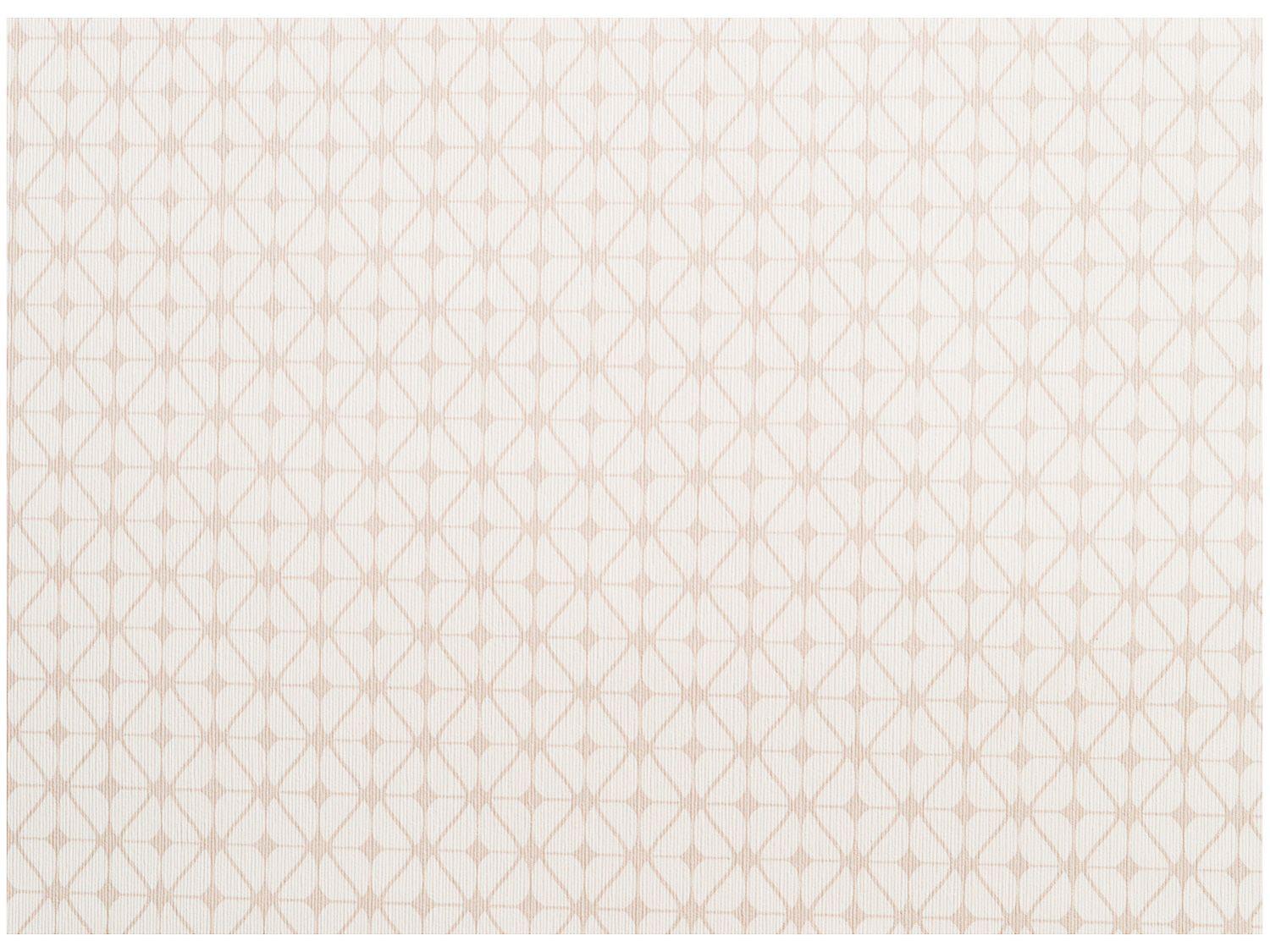 Papel de Parede Bege Claro Geométrico