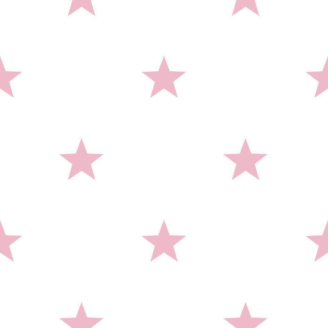 Papel De Parede Estrelas Rosa Importado 5640 Bobinex Papel De Parede Magazine Luiza