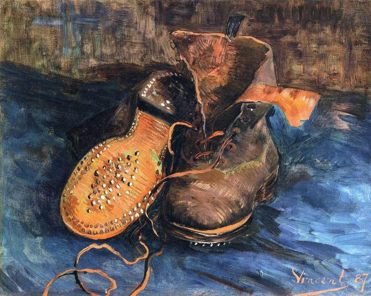 os sapatos van gogh