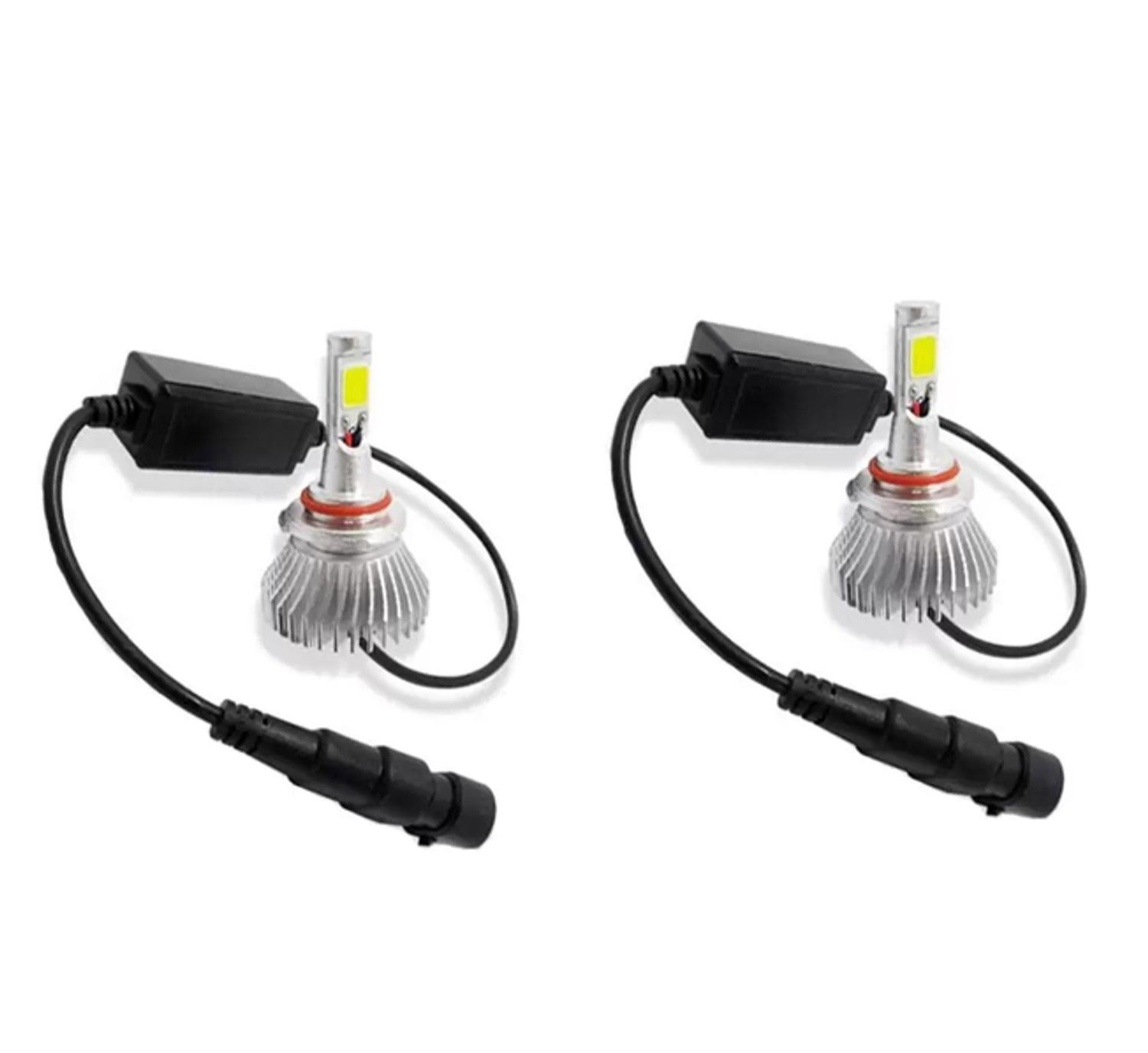 Par Lâmpada Super Led Headlight H11 32W 3200 Lumens 6000K Doorbem