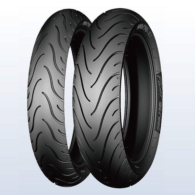 Par Pneu 120/70-17 E 180/55-17 Pilot Street Radial ...
