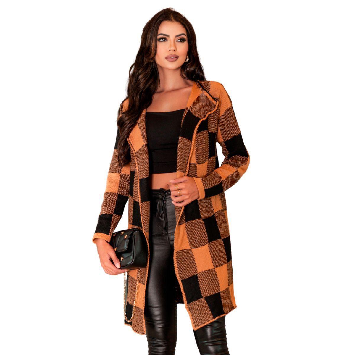 Cardigan Blusas Frio Femininas Parka De Frio Blusa Cardigan