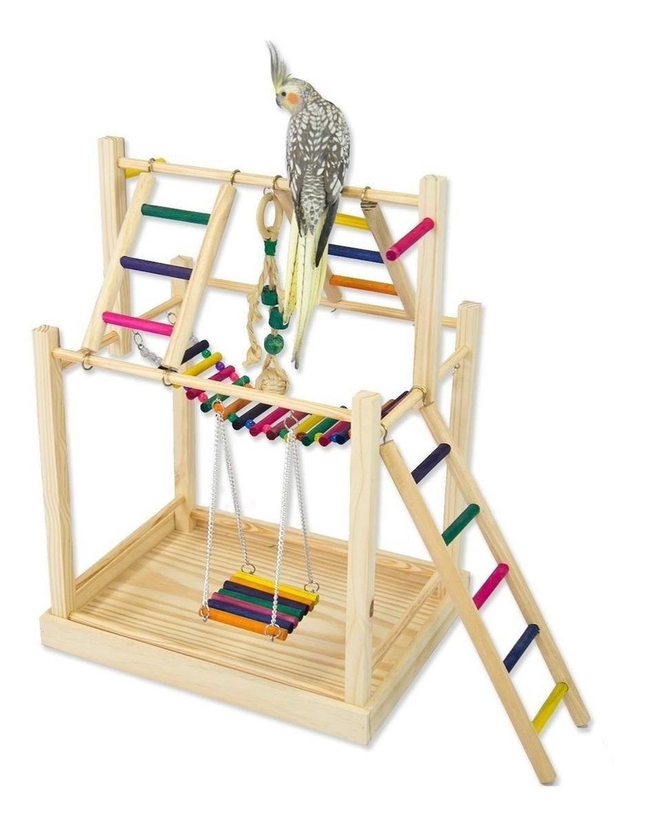 Parquinho Playground Balanço Para Calopsita, Pássaros, Aves - Jumipet ...