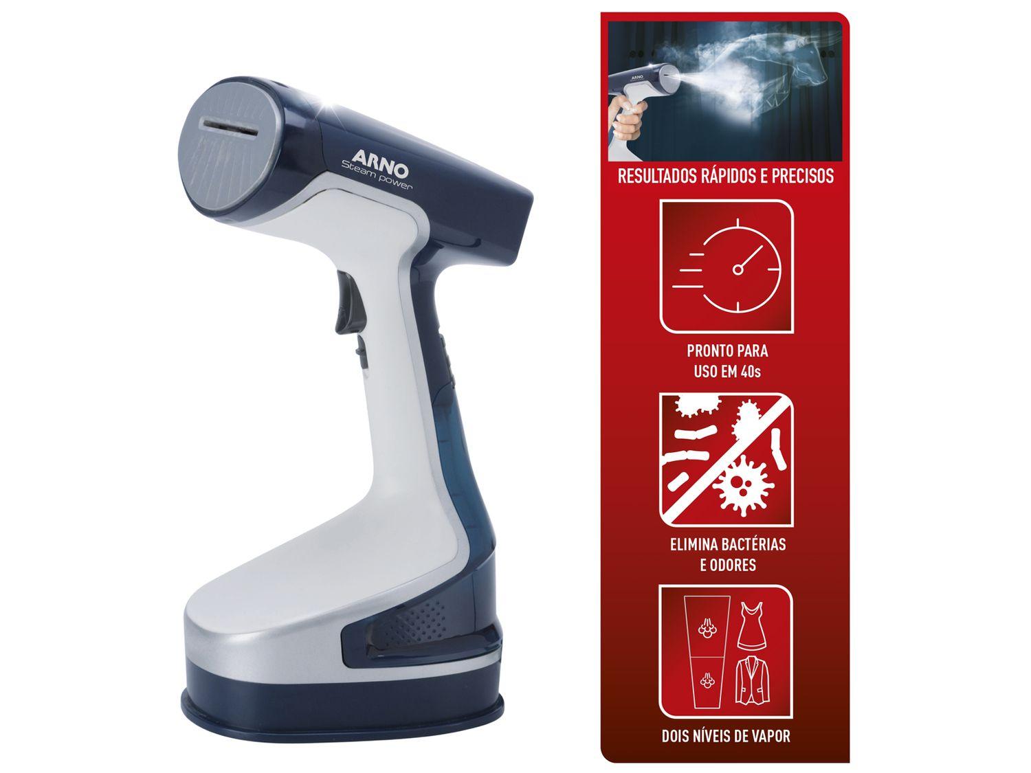 Passadeira a Vapor Portátil Arno Steam Power HS81 - 200ml 1600W Branca ...