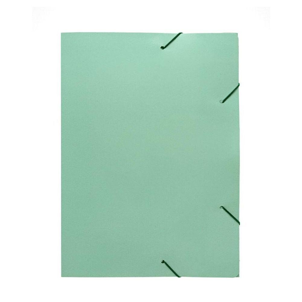 Pasta com Aba e Elástico 1/2 Ofício Linho Serena Dello Verde Pastel