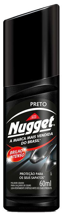 Pasta sapato Liquida Preta marca Nugget 60 ML - Graxa / Cera de Sapato -  Magazine Luiza