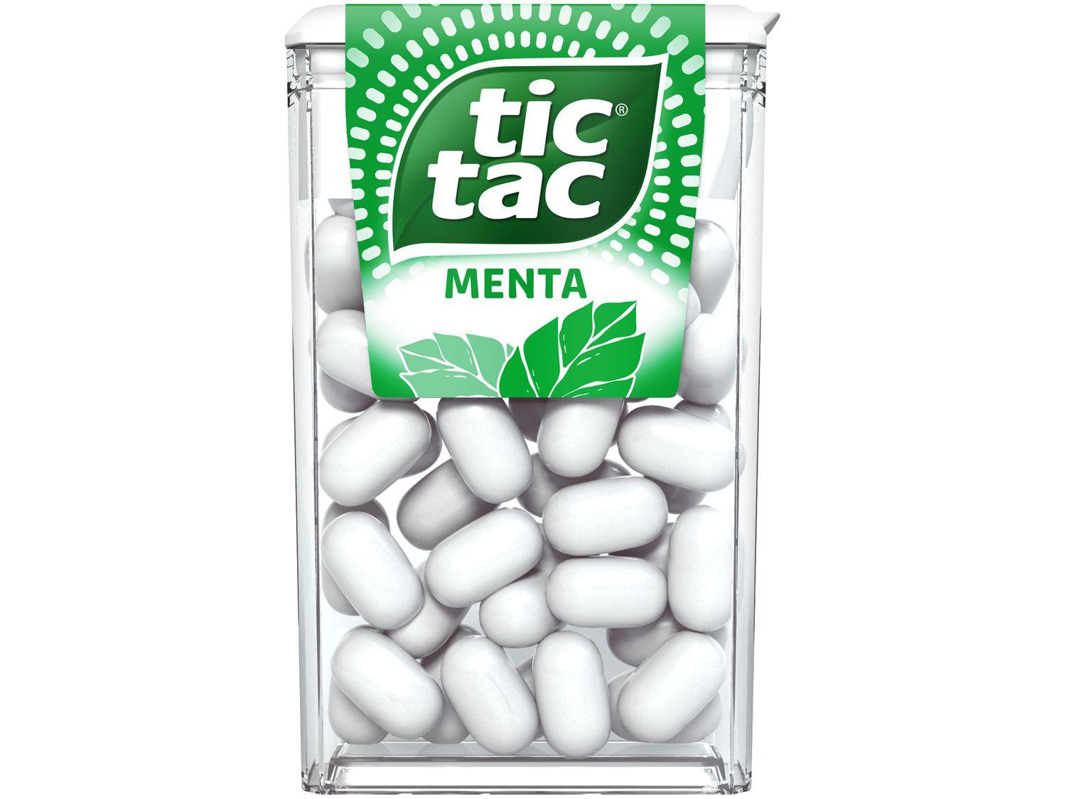 Pastilha Ferrero Tic Tac Menta 14,5g Display com 14 Unidades