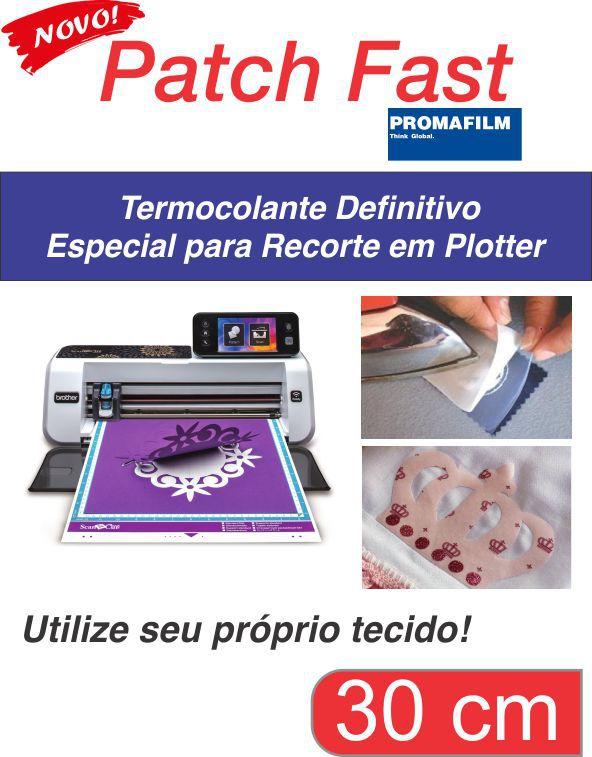 rommel thuis staan PATCH FAST - Termocolante Definitivo para Plotter - 30 CM - PROMAFILM -  Bordado Termocolante - Magazine Luiza