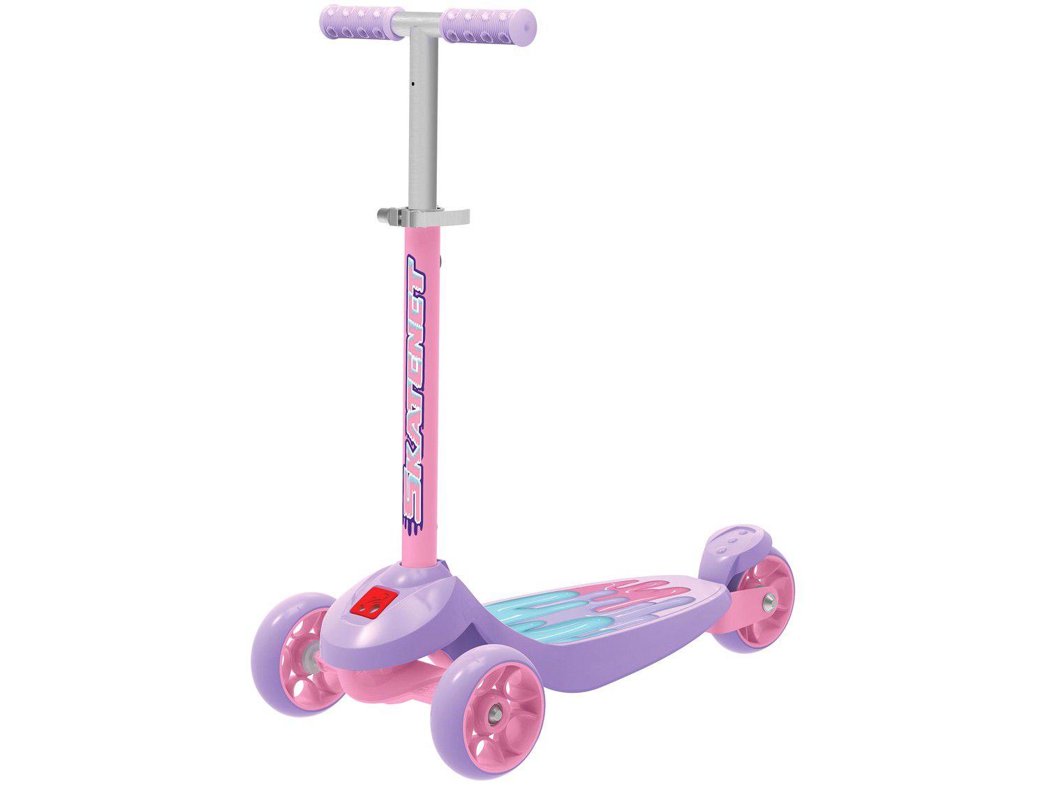 Patinete 3 Rodas Skatenet Plus Slime Bandeirante