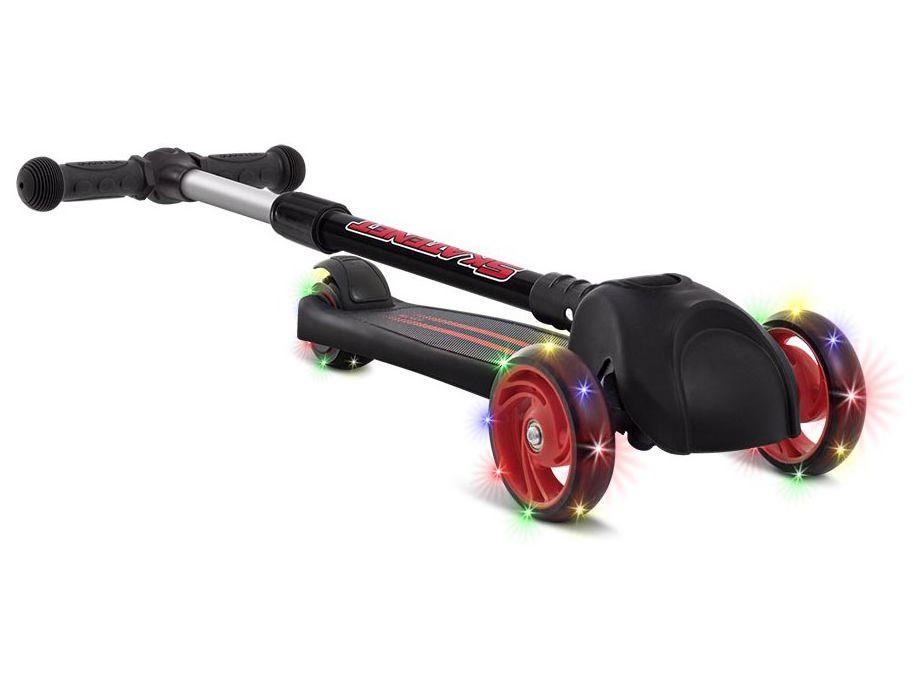 Patinete Infantil 3 Rodas Bandeirante Skatenet com LED