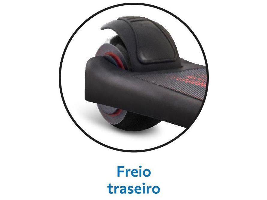 Patinete Infantil 3 Rodas Bandeirante Skatenet com LED