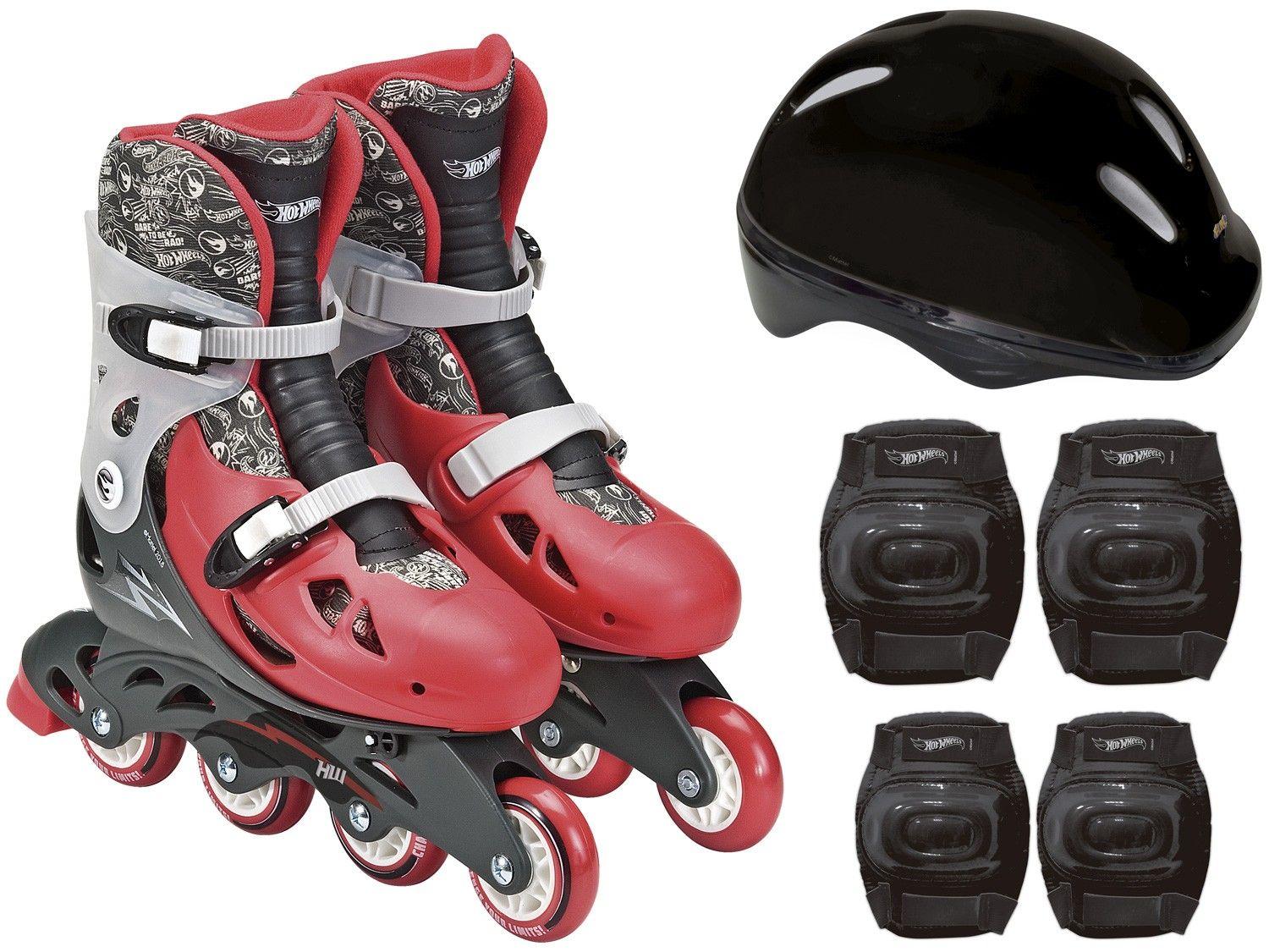 Patins In Line Infantil Fun Hot Wheels