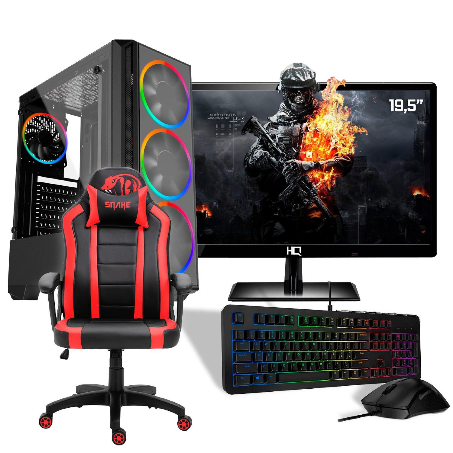 PC Gamer Completo Barato Intel Core i5 8GB SSD 256GB Placa PC Gamer Completo Barato Intel Core i5 8GB SSD 256GB Placa
