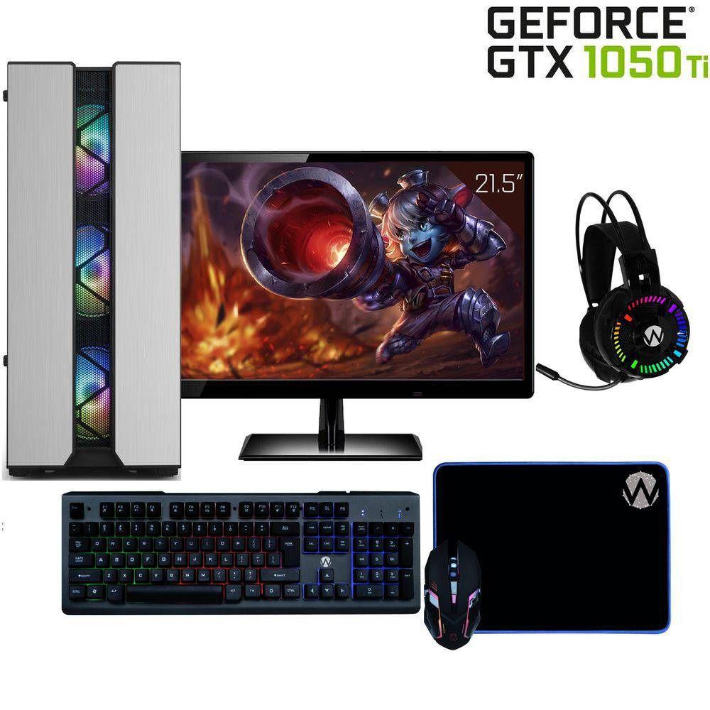 Pc Gamer Completo Easypc Fullhd Intel Core I5 Geforce Gtx 1050 Ti 4gb 8gb 1tb Monitor Led 21 5 2ms Full Hd Computador Gamer Magazine Luiza