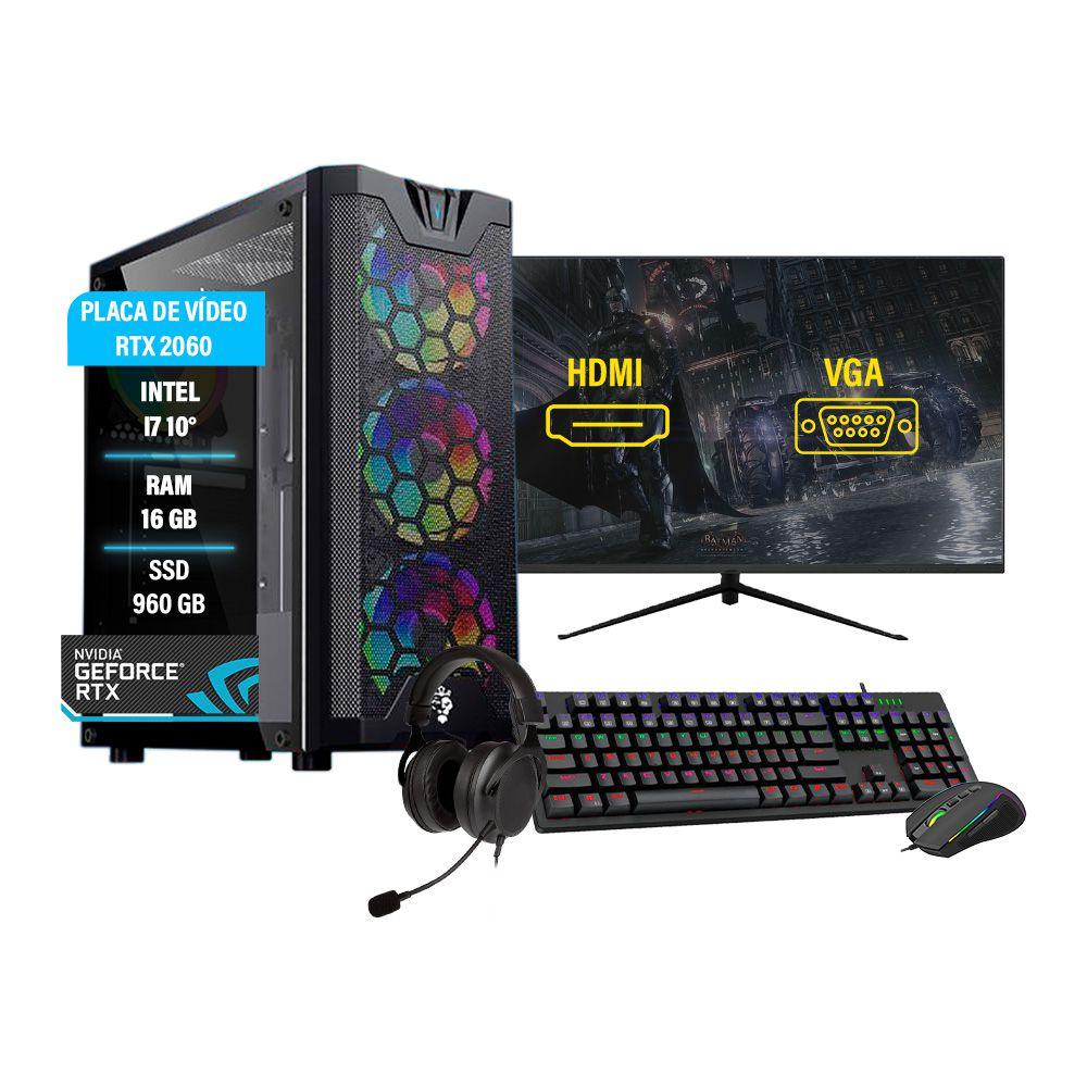 Desktop Computer Pc Gamer 2060 Rtx STGAubron Gaming Desktop PC