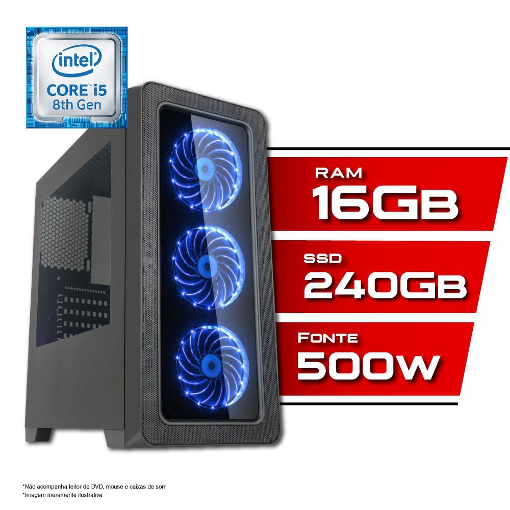 PC Gamer Intel Core i5 8ª Geração 16GB SSD 240GB Gigabyte H310M M.2 ...