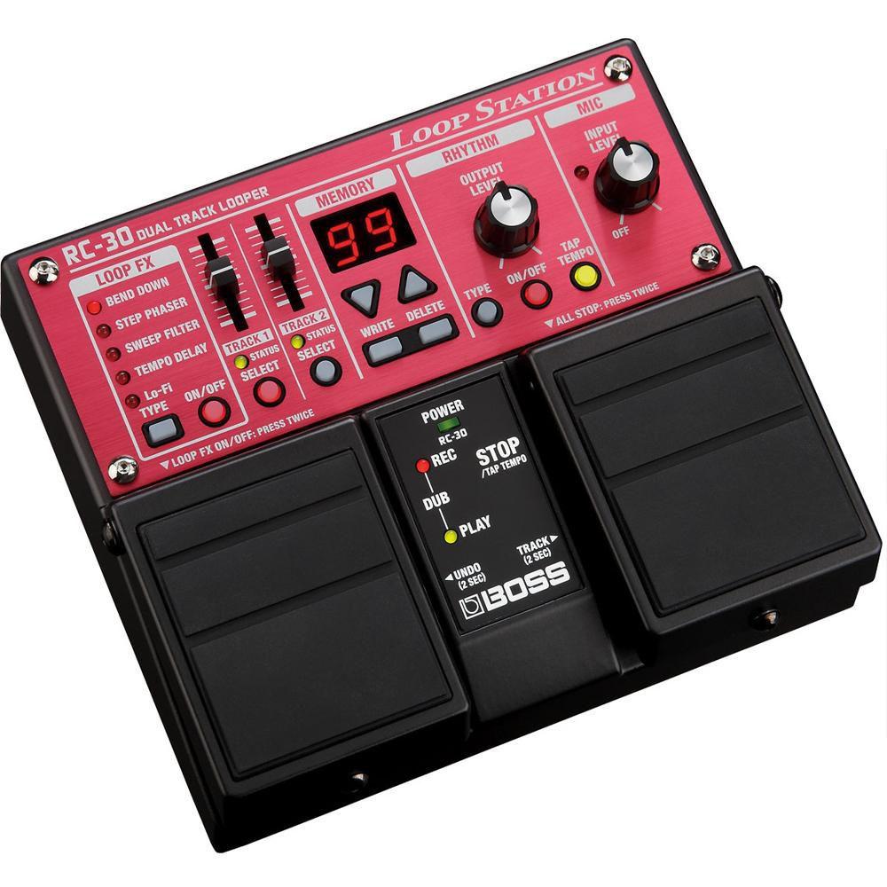 Pedal Boss Rc 30 Loop Station Boss Rc30 Dual Track : Amazon