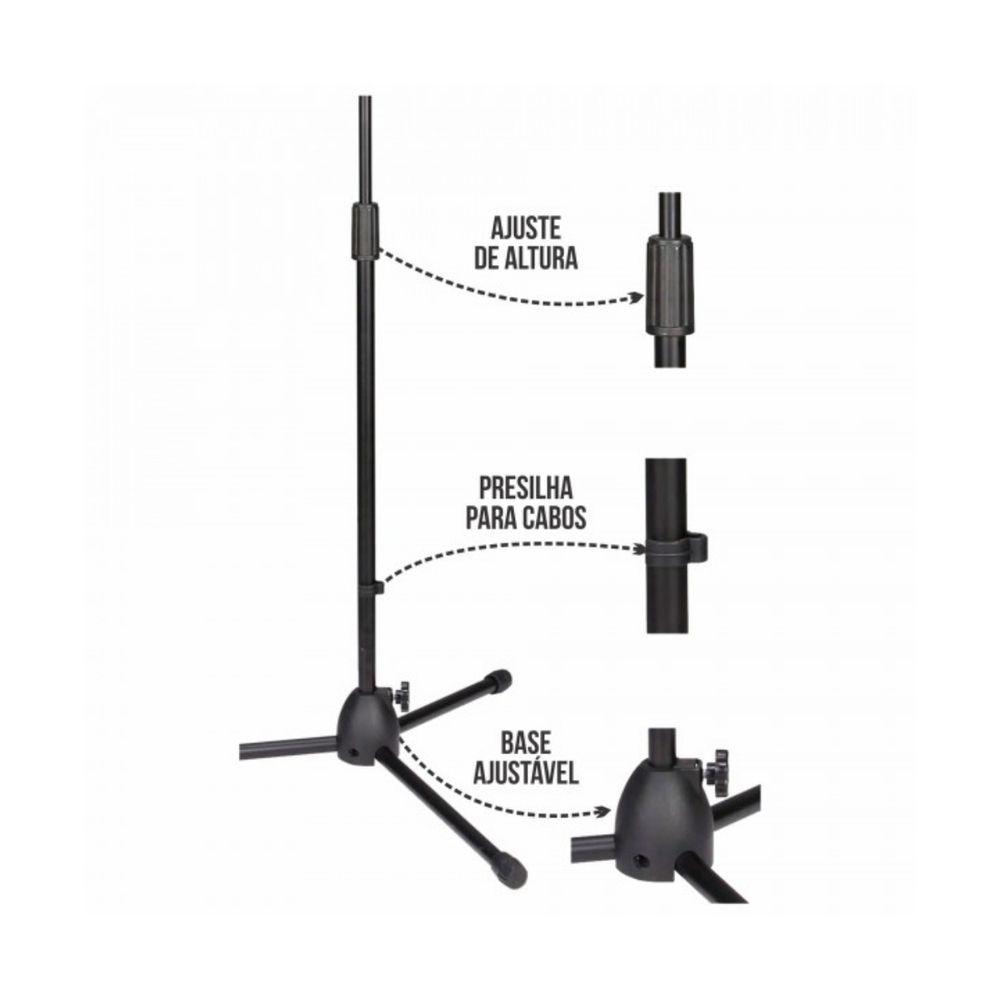 Imagem de Pedestal para Microfone e Smartphone Smart SM-030B