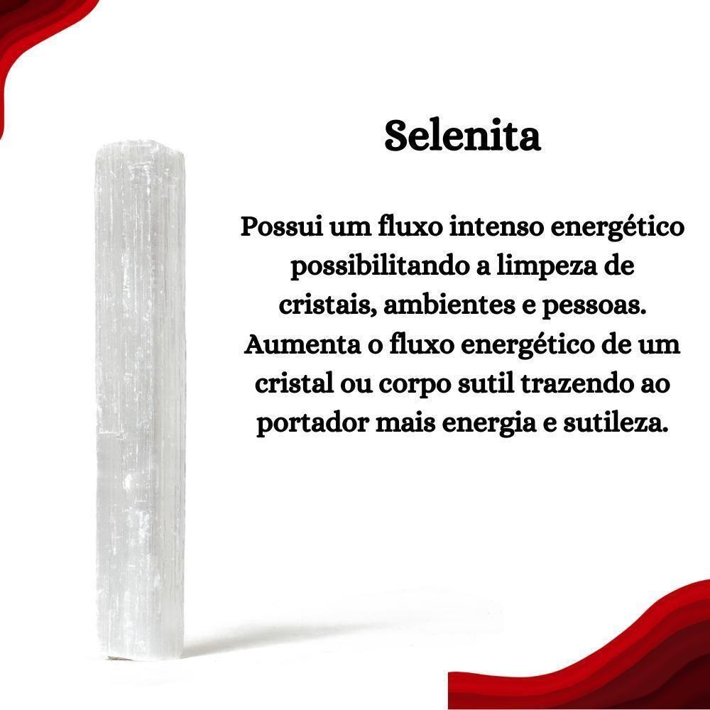 Pedra Selenita E Quartzo Rosa Talismã Do Amor - Casa Da Moça - Pedras   Cristais Esotéricos - Magazine Luiza