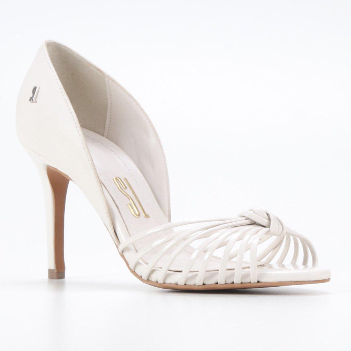 Peep Toe Santa Lolla Salto Alto Tiras Cruzadas - Peep Toe - Magazine Luiza