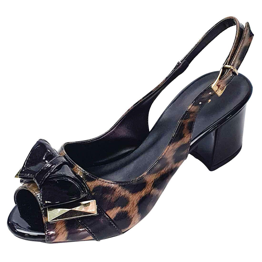 Peep Toe Onça 38