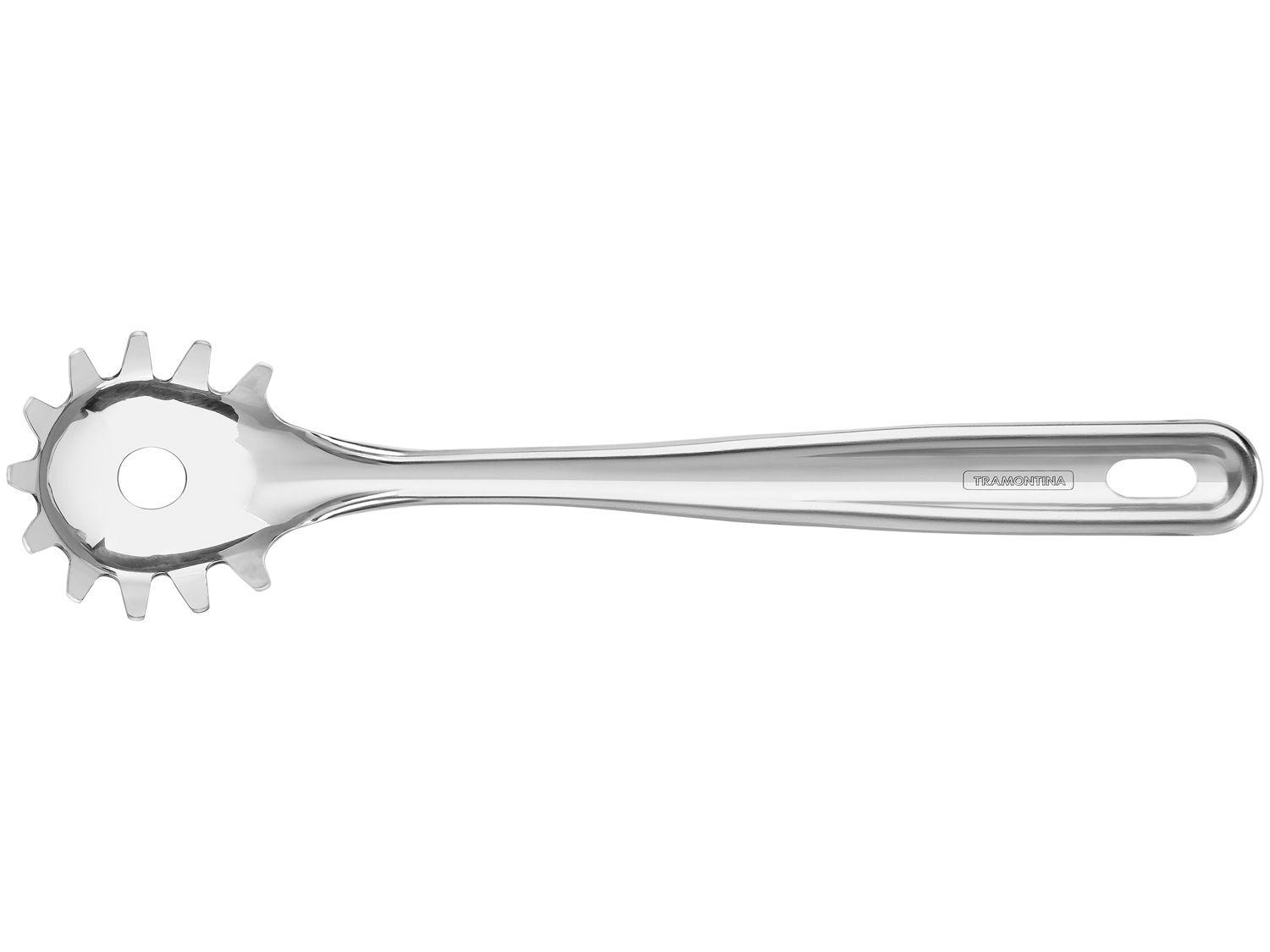 Pegador de Massa Inox Tramontina Extrata Prata