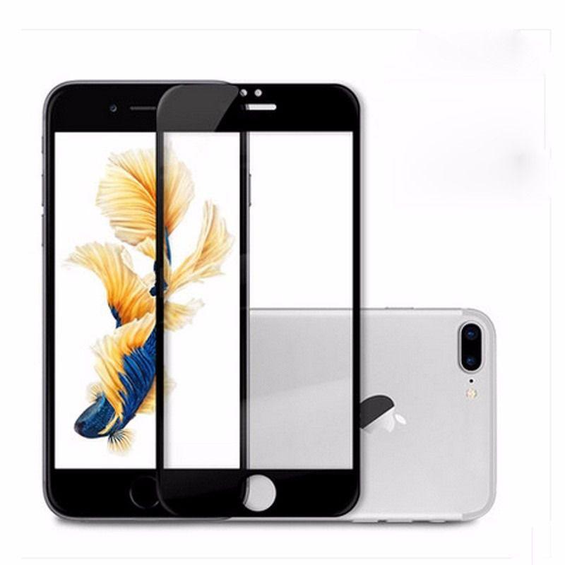 Película de Vidro iPhone 7/8 3D Com Borda Preta