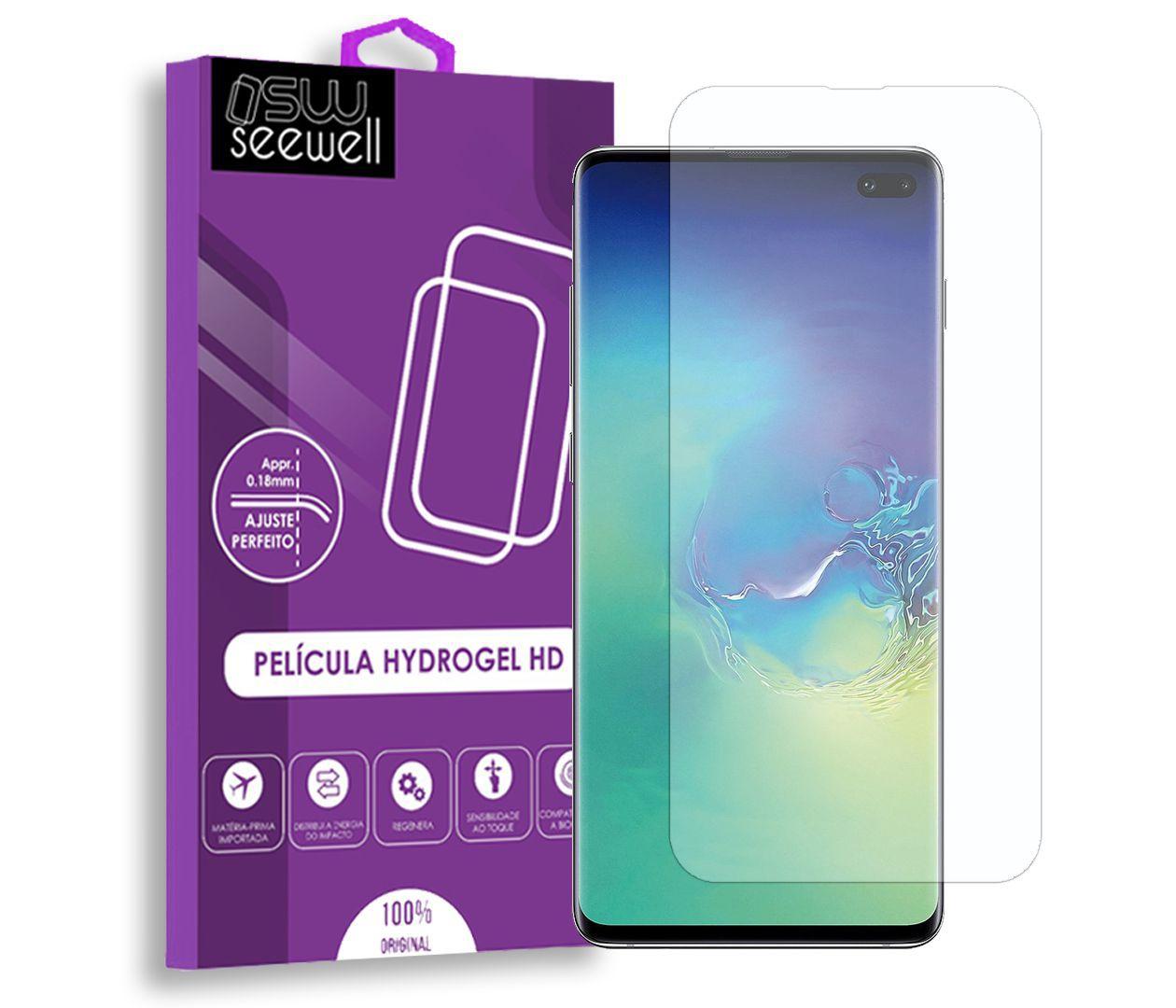 Pelicula Hydrogel HD Galaxy S10 Plus Anti Impacto - Cobre Toda a Tela -  SeeWell - Película para Celular - Magazine Luiza