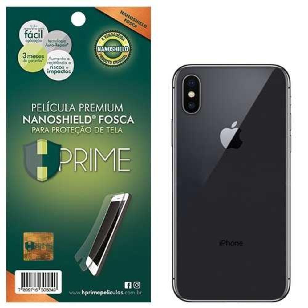 Película Premium Hprime Nanoshield Traseira IphoneX X - Película para  Celular - Magazine Luiza